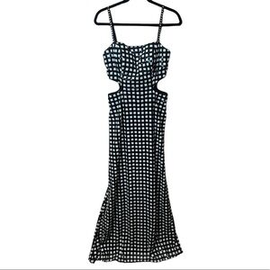 Camille La Vie Sequin Black & White Dress Size 8